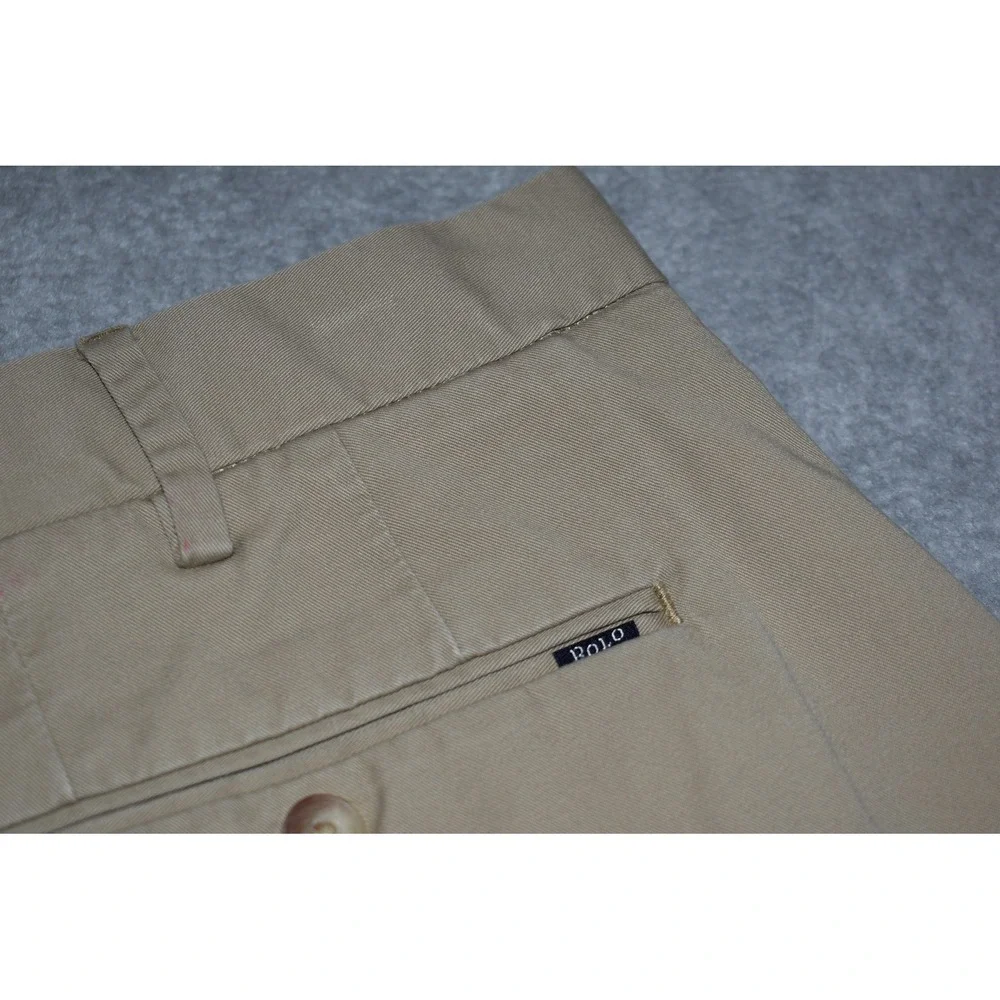 olo Ralph Lauren Mens 38 Tan Stretch Classic Fit Chino Shorts